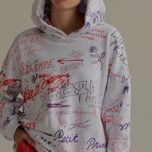 Eve & Esther Graphic Print Hoodie
